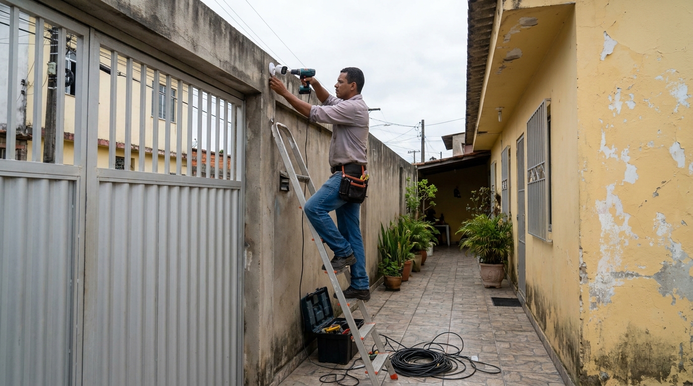 Instalacao de cameras de seguranca profissional em Serra‑ES