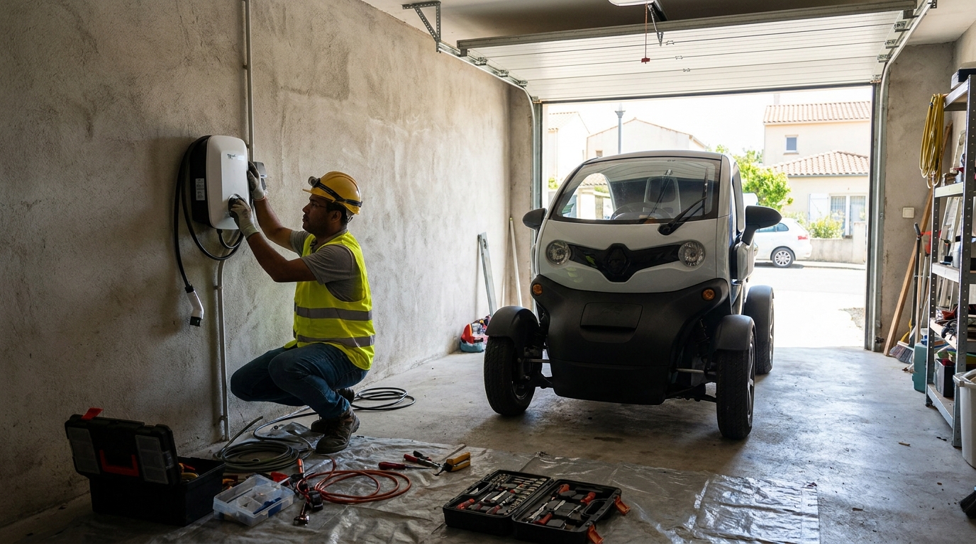 Instalacao de carregador de carro eletrico profissional em Serra‑ES